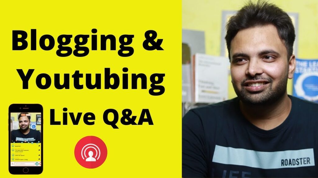 Running a blog & Youtubing Q&A Reside 1