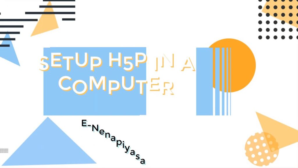 Set up H5P in your laptop to create interactive content material 1