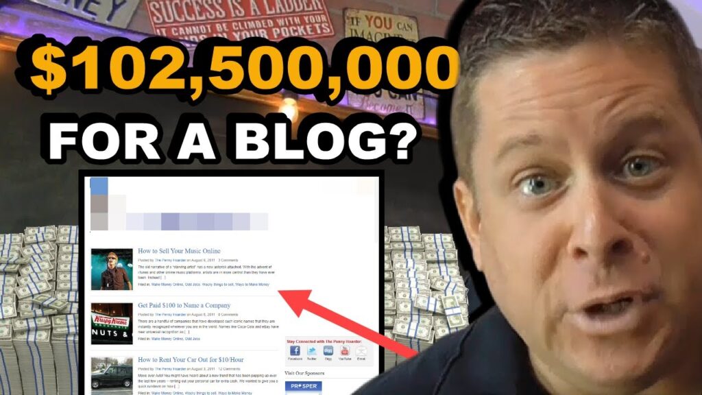 $102,500,000 For A Weblog? Make Cash Running a blog. 1