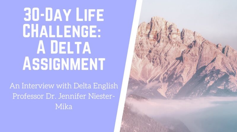 30-Day Life Problem: an Interview with Dr. Jennifer Niester-Mika 1