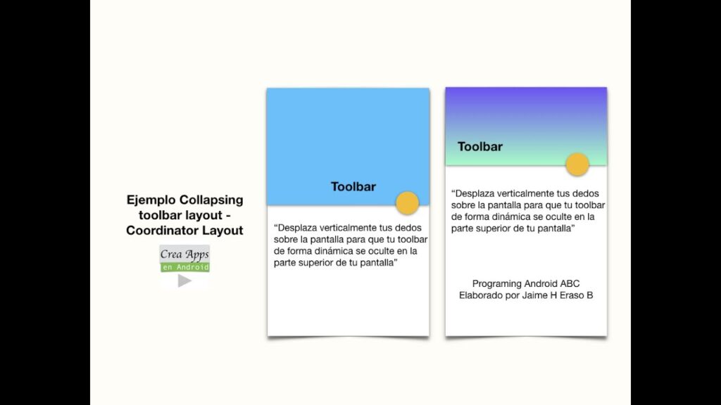 Android Collapsing Toolbar - Para principiantes