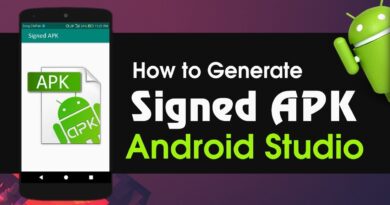Android Studio Tutorial How to Generate Signed APK in Android Studio 3.2.1