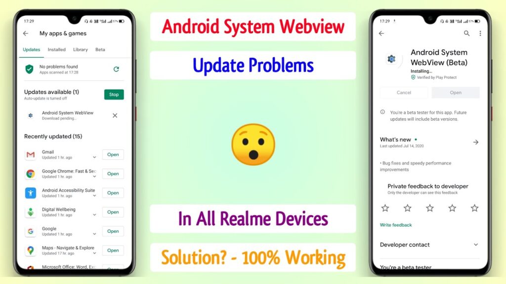 Android System Webview Replace Issues In All Realme Gadgets - How To Remedy - 100% Working 🤩 ~ RJ 🥰🌼 1