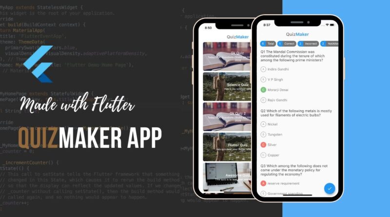Build a Quiz Maker App with Flutter & Firebase Part 1/3 | Flutter Tutorial For Beginners