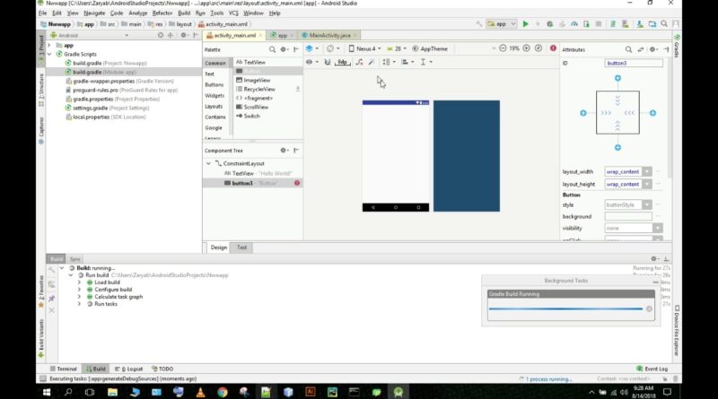 Failed to load appcompat actionbar with unknown error Android Studio  ||  Zaryab The Programmer