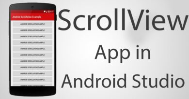 How to Use ScrollView in Android App - Android Studio 2.2.2 Tutorial