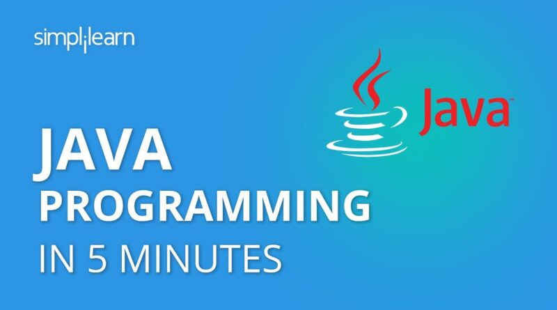 Java In 5 Minutes | What Is Java Programming? | Java Programming For Beginners | Simplilearn