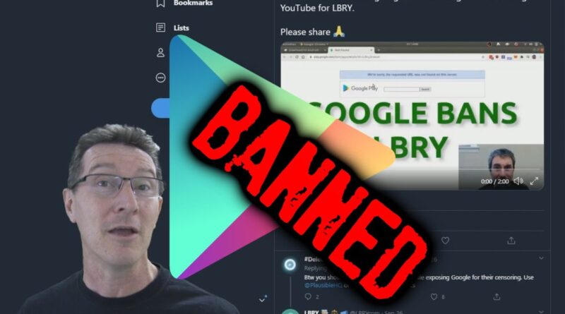 eevBLAB #81: Google BANNED LBRY Android App from Play Store