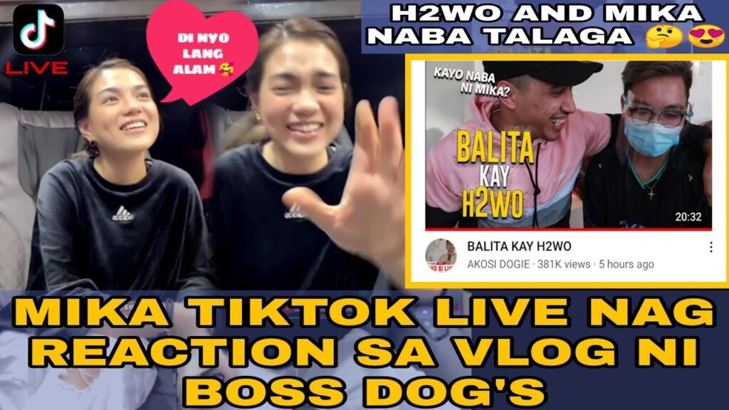 MIKA SALAMANCA TIKTOK LIVE NAG REACTION SA VLOG NI BOSS DOG'S 1