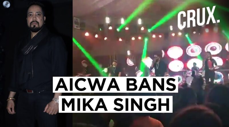 Mika Singh banned by AICWA after his efficiency in Pakistan | CRUX 1