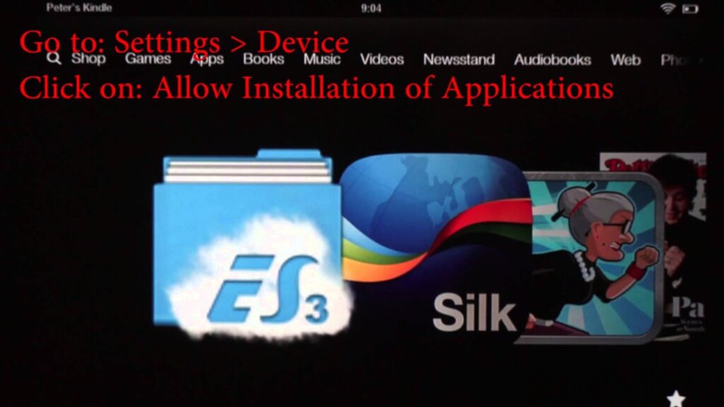 How to download the Good e-Reader App Store on Kindle Fire HDX