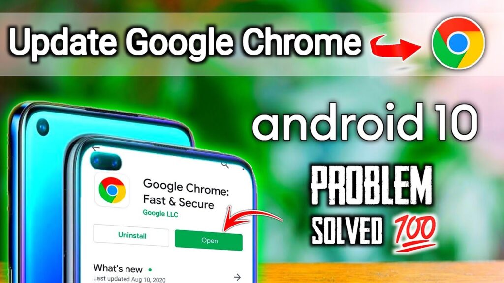 How to fix google chrome not updating in play store | android system webview not updating android 10