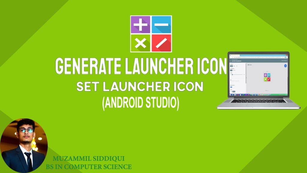 [In Detail]Generate Launcher App Icon and Set Icon Using Android Studio[URDU|HINDI]