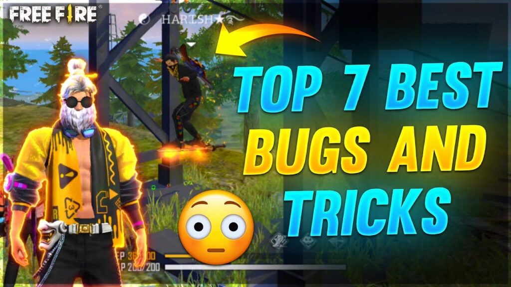 TOP 7 BEST BUGS& TRICKS IN FREE FIRE|| FREE FIRE BEST PRO TRICKS|TOP TRICKS IN FREE FIRE||RUN GAMING