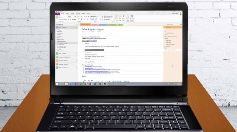 Take effective meeting minutes using OneNote 2013