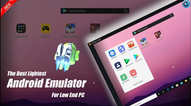 The Best Lightest Android Emulator For Low End PC.