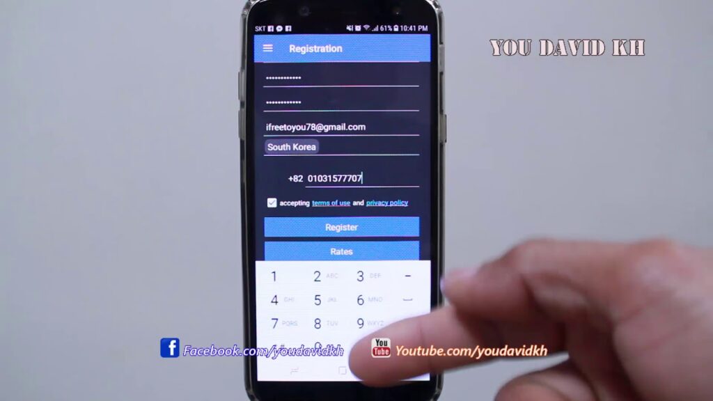 បង្កើក អាខោន Mobile Voip ខលទៅលេខទូរស័ព្ទ Free