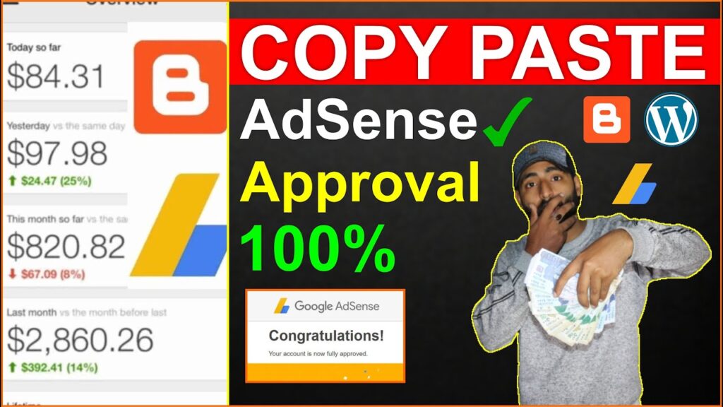 Copy Paste AdSense Approval | Copy Paste Running a blog - find out how to get google adsense approval quick 1