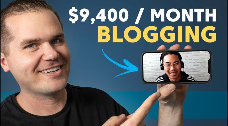 $9,400/month from a 2-hour running a blog work week 1