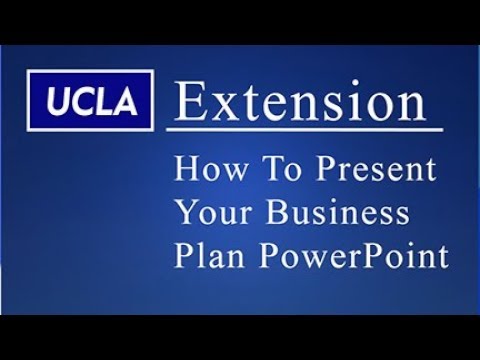 Business Plan Presentations