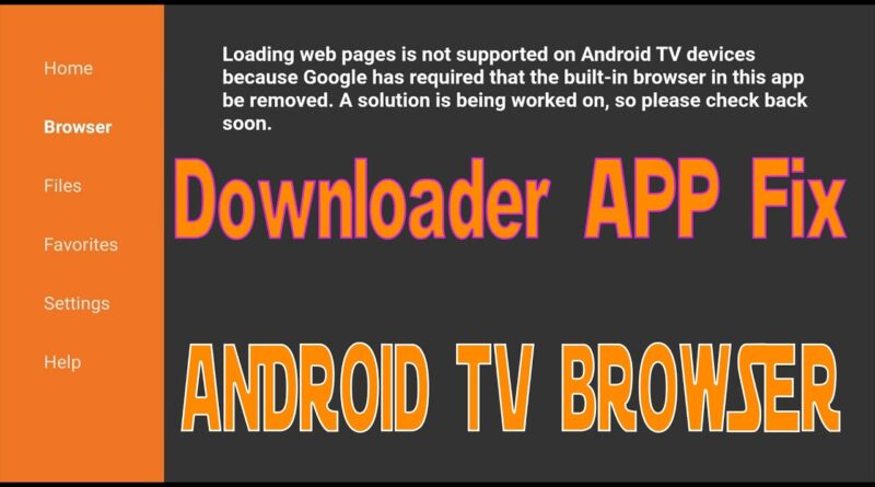 Downloader App FIX Android TV Activar Como activar Browser Descargas Nvidia Shield | Mibox Jetstream