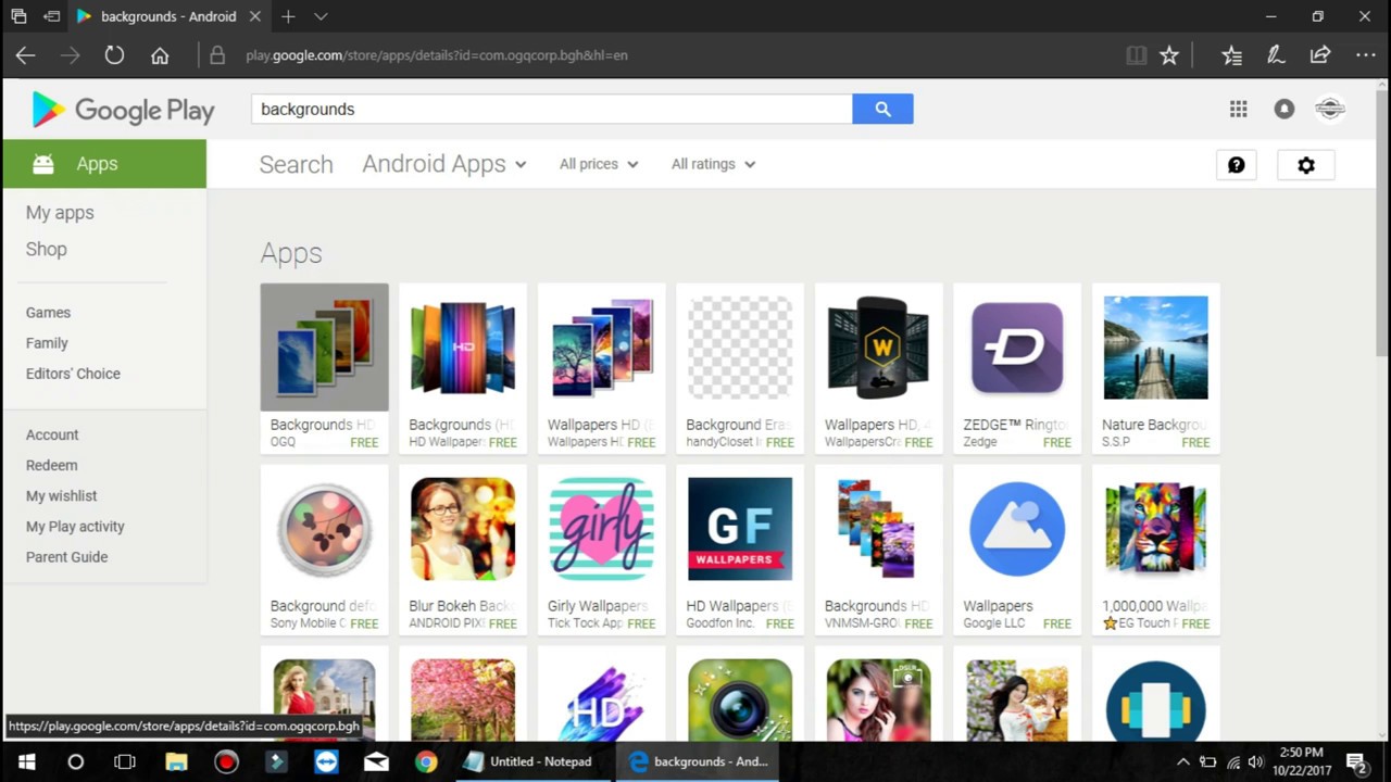Google play store download laptop
