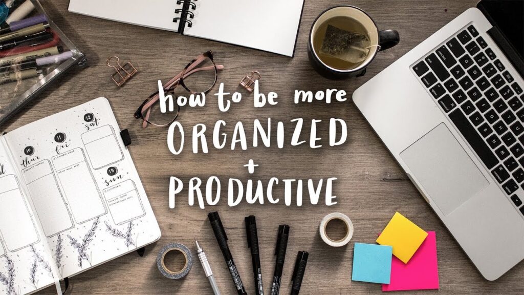 How to Be More Organized + Productive! | Tips & Tricks!