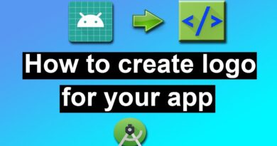 How to set app icon for android app | Create android app icon | android studio