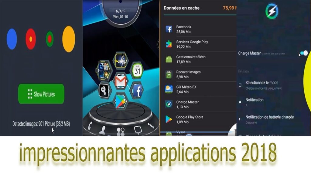 impressionnantes applications Android 2018 que je vous recommande