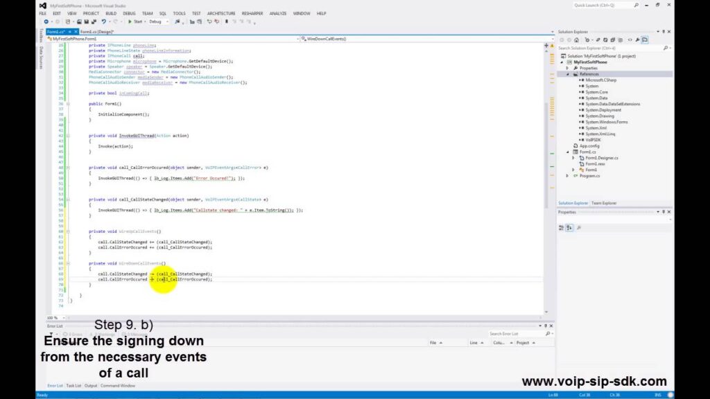 #1 How to develop a softphone by using Ozeki VoIP SIP SDK - Tutorial Part 1