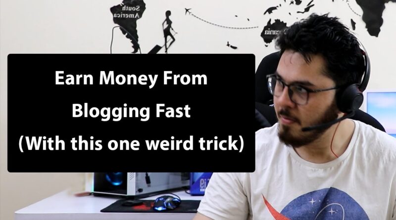 One Efficient Trick to Earn Cash From Running a blog (Rapidly & Simply) 1