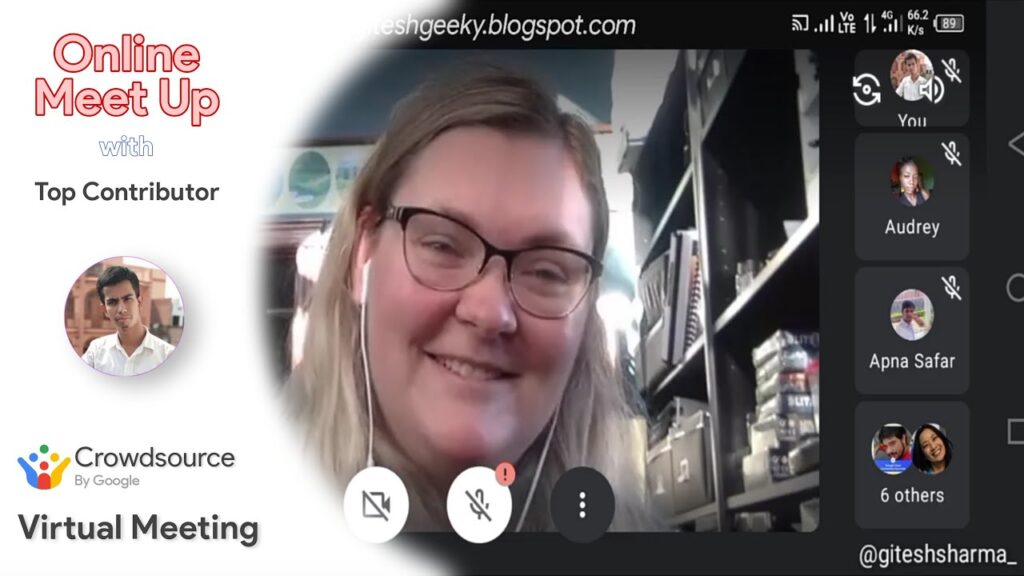 Meeting with Contributors & Influencer of Crowdsource by Google - Level 10 | Gitesh Geeky [First] 1