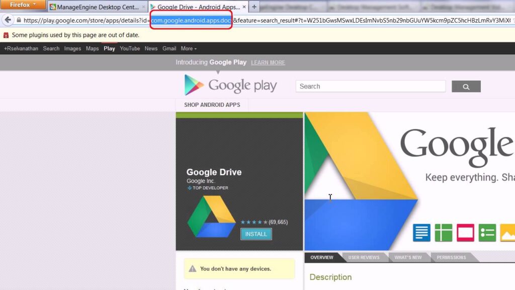 Android App Bundle Identifier - Desktop Central Mobile Device Management