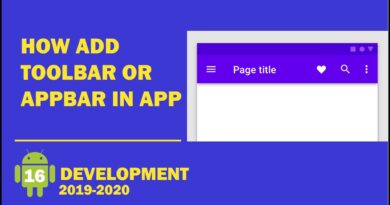 Android tutorial - 16 - How Add a Custom ActionBar (Toolbar) in Android Studio