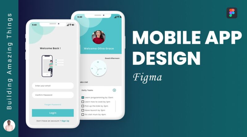 Figma Mobile App Design Tutorial