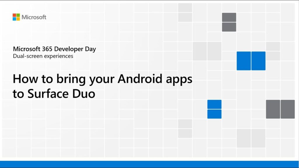 How to bring your Android apps to Surface Duo