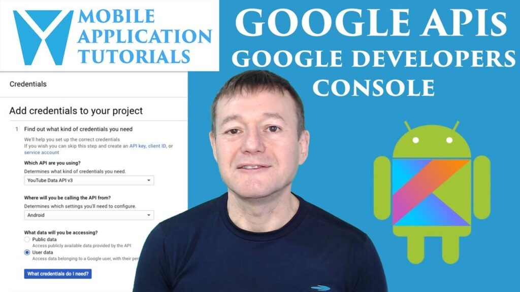 Kotlin on Android create OAuth 2.0 Client ID Credential