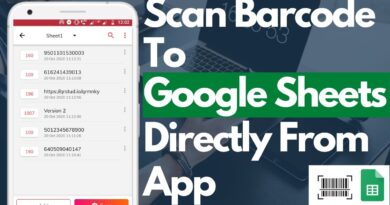 Scan Barcode or QR Code To Google Sheet Using Android App | Smart Sheets