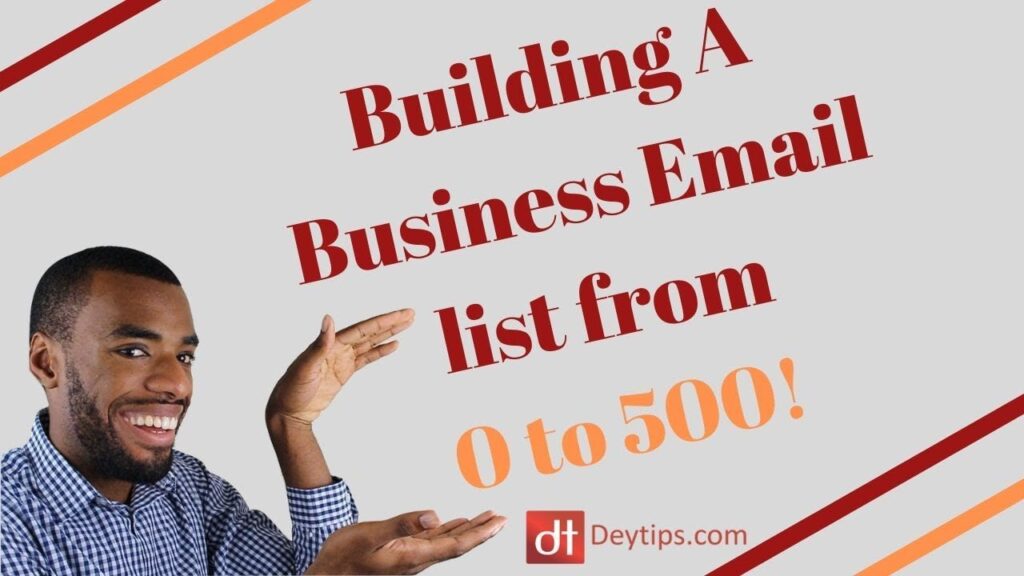 Starting An Email Mailing List For Your Business | Email List Tips