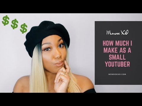How Much I Make as a Small YouTuber & How to Earn More...| Curly Monroe 1