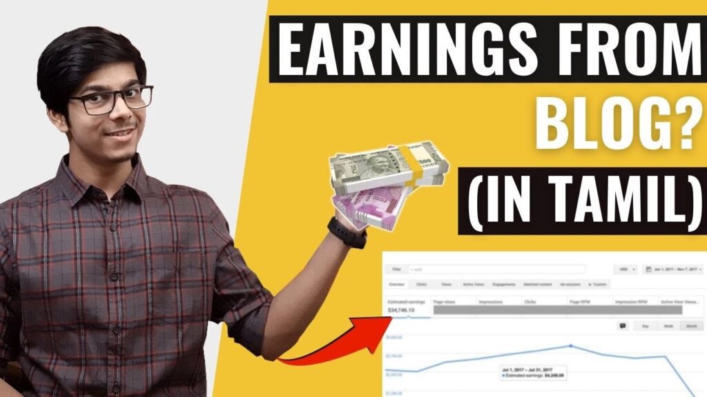 How Much can we Earn through Blogging? | Bloggers Income | D Entrepreneur Tamil 1