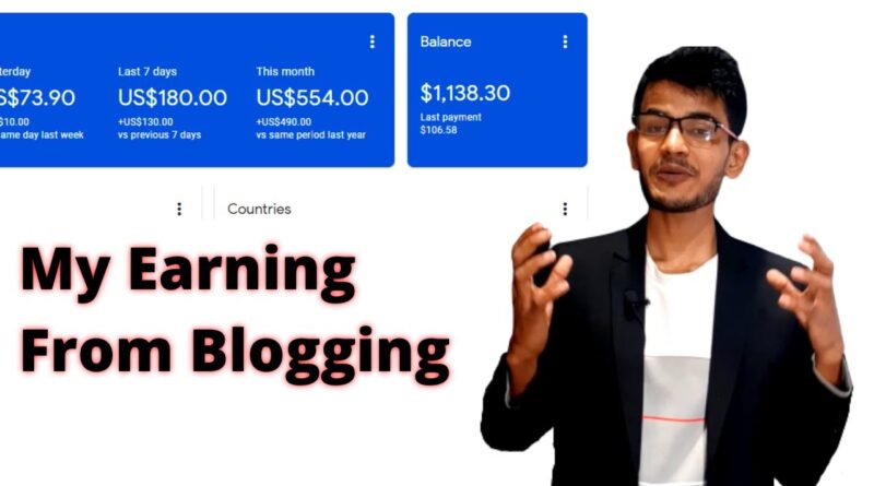 Earning proof blogging 2021 || My AdSense earning proof (Daily Website) 1