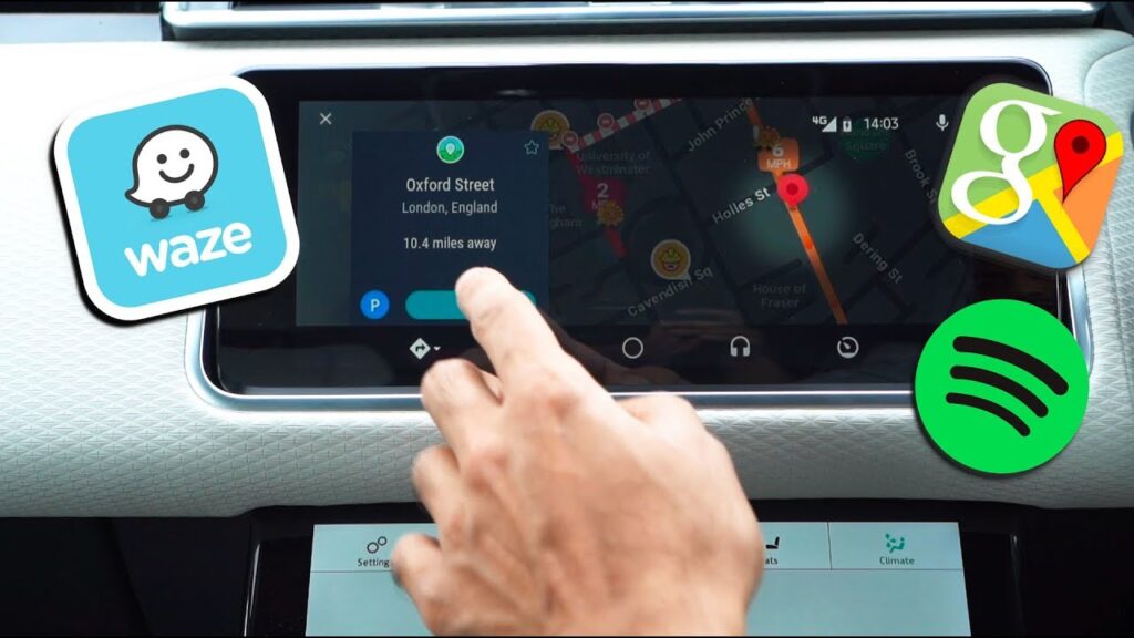 Android Auto Demo! (Range Rover Velar)