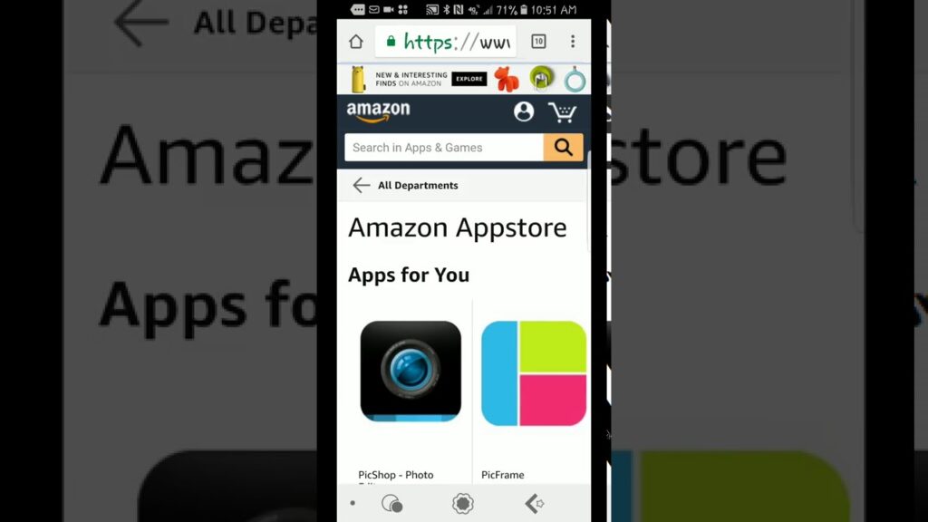 Download Amazon appstore on Android after Nougat.