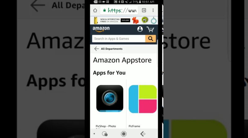 Download Amazon appstore on Android after Nougat.