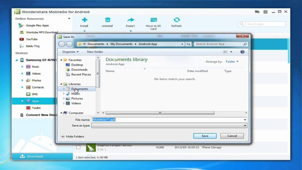 Easy to Install/Export/Uninstall Apps to Android from PC