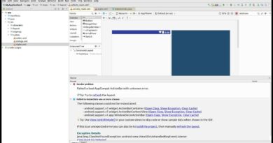 Failed to load AppCompat ActionBar with unknown error in android studio