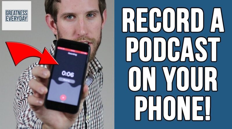 How to Record a Podcast on Your Phone (Anchor Podcast Review)