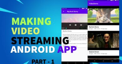 Video Streaming Android App With Rest API | Part-1|Android App Development Tutorial for Beginners