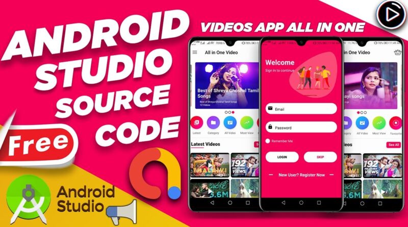 Video app source code 2021 || android studio source code download || Best android app source code ||